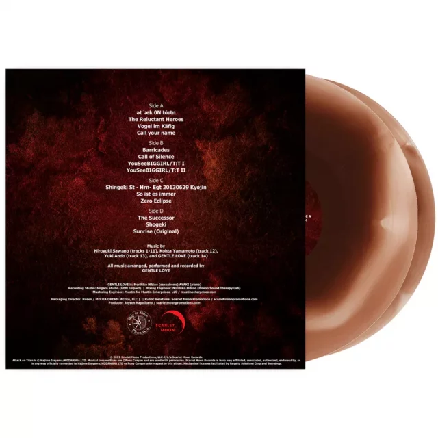 Offizieller Soundtrack von Attack on Titan - Rezept für Schlaf: Attack on Titan auf 2x LP - Anime