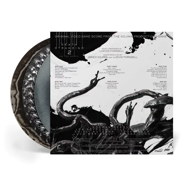 Offizieller Soundtrack Death Stranding 2: On the Beach (Original Score) auf 3x LP (beschädigte Verpackung) - Kojima Productions