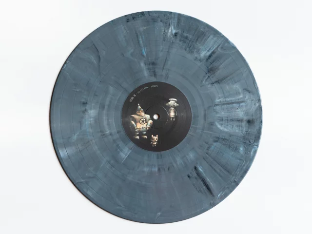 Offizieller Soundtrack Machinarium auf LP (2025) - grauer Marmor - Amanita Design