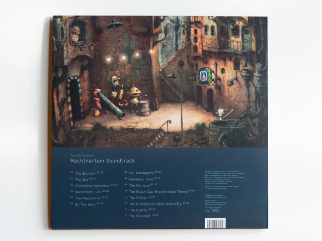 Offizieller Soundtrack Machinarium auf LP (2025) - grauer Marmor - Amanita Design