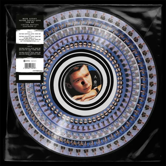 Album Rick Astley - Never Gonna Give You Up auf LP (zoetrope) - Soundtrack