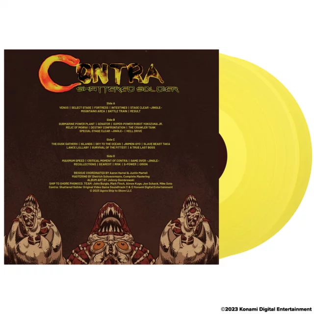 Offizieller Soundtrack Contra: Shattered Soldier auf 2x LP - Schallplatte