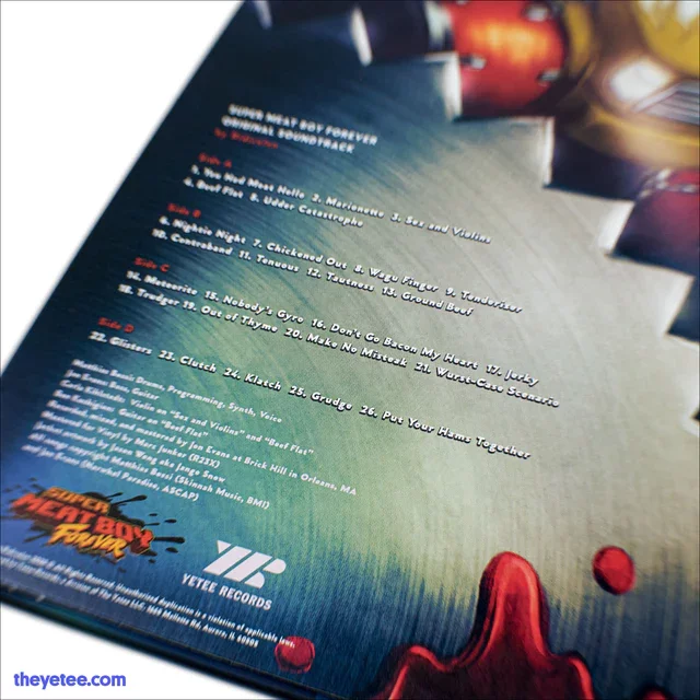 Offizieller Soundtrack Super Meat Boy Forever auf 2x LP - Schallplatte
