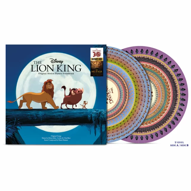 Offizieller Soundtrack zu Der König der Löwen auf LP (zoetrope) - Disney