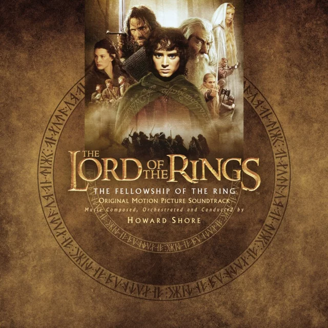 Offizieller Soundtrack The Lord Of The Rings: The Fellowship Of The Ring auf 2x LP - Schallplatte
