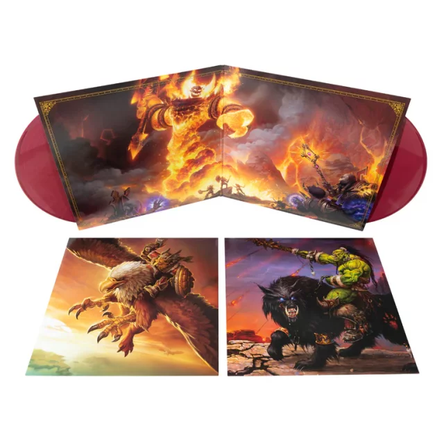 Offizieller Soundtrack World of Warcraft Classic auf 2x LP (Horde Red) (beschädigte Verpackung) - Schallplatte
