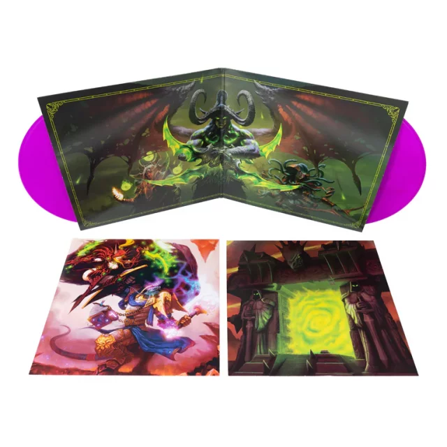 Offizieller Soundtrack World of Warcraft: The Burning Crusade auf 2x LP (Burning Legion Purple) (beschädigte Verpackung) - Schallplatte