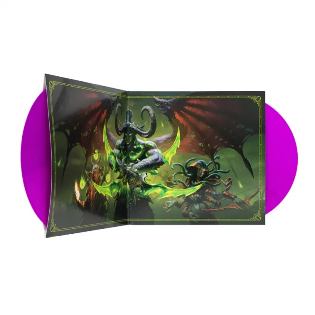 Offizieller Soundtrack World of Warcraft: The Burning Crusade auf 2x LP (Burning Legion Purple) (beschädigte Verpackung) - Schallplatte