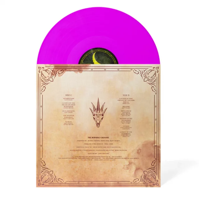 Offizieller Soundtrack World of Warcraft: The Burning Crusade auf 2x LP (Burning Legion Purple) (beschädigte Verpackung) - Schallplatte