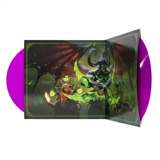 Offizieller Soundtrack World of Warcraft: The Burning Crusade auf 2x LP (Burning Legion Purple) (beschädigte Verpackung) - Schallplatte