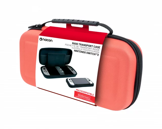 Robuste Transporttasche für Nintendo Switch 2 - Clear Red (Switch & Lite & OLED Model) - Zubehör