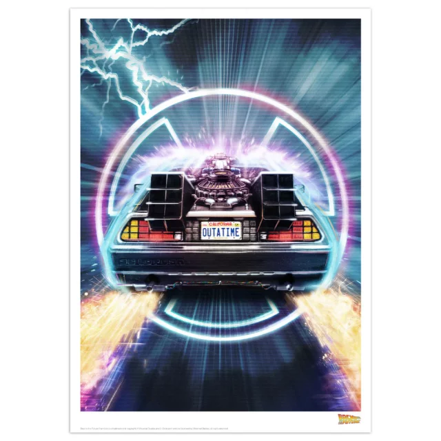 Poster Back to the Future - Limited Edition Art Print - Stück limitiert