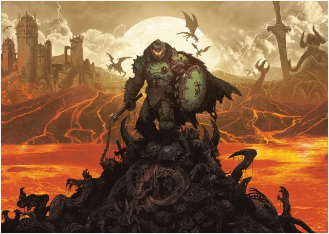 Poster DOOM: The Dark Ages - Art Print Limited Edition - Stück limitiert