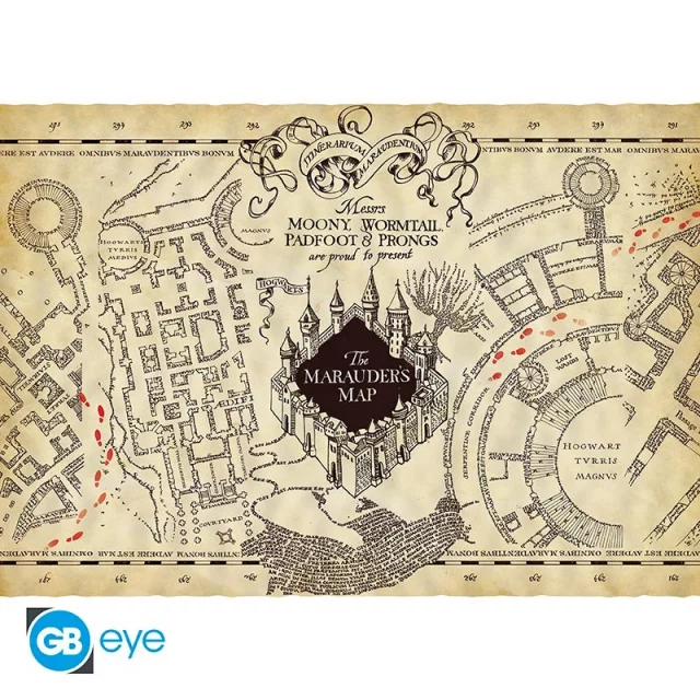 Poster Harry Potter - Marauder's Map
