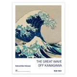 Plakát Hokusai Katsushika - The Great Wave off Kanagawa dupl