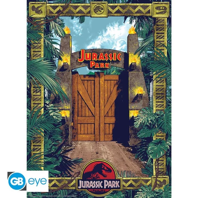 Poster Jurassic Park - Gates and Biodiversity (Set aus 2 Stck)
