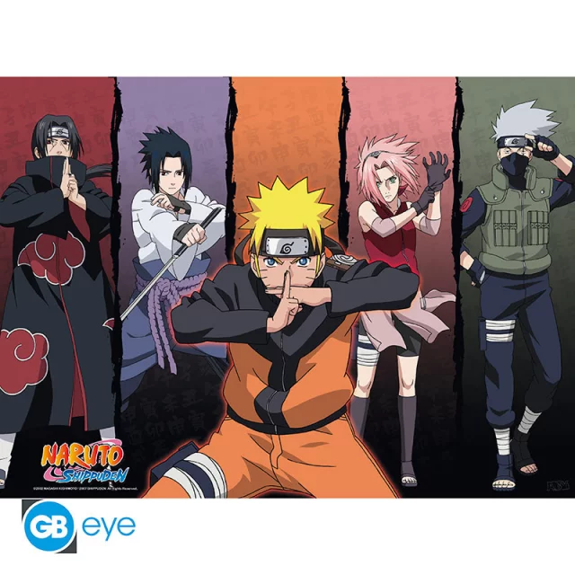 Poster Naruto Shippuden - Groups (Set aus 2 Stck) - Manga