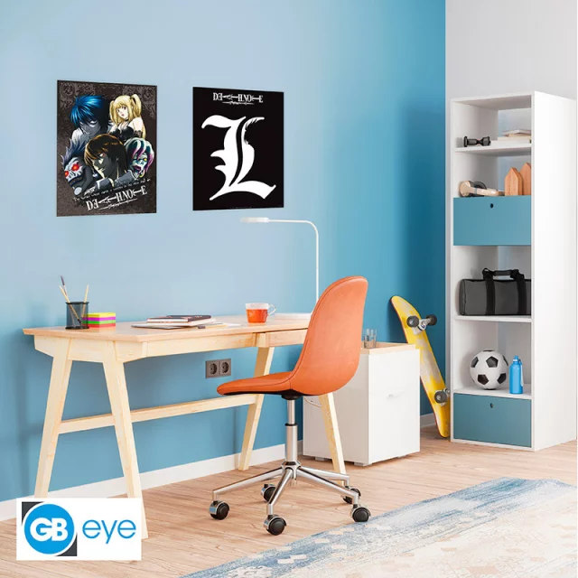 Poster Death Note - L & Group (Set aus 2 Stck) - Anime