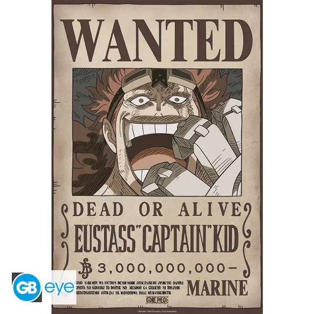 Poster Piece - Wanted Kid Wano - Anime