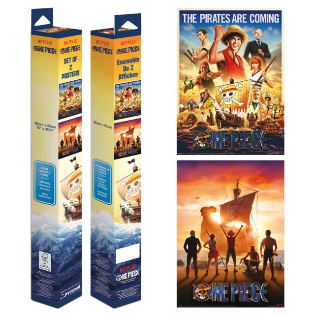 Poster One Piece - Live Action (Set aus 2 Stck) - Anime