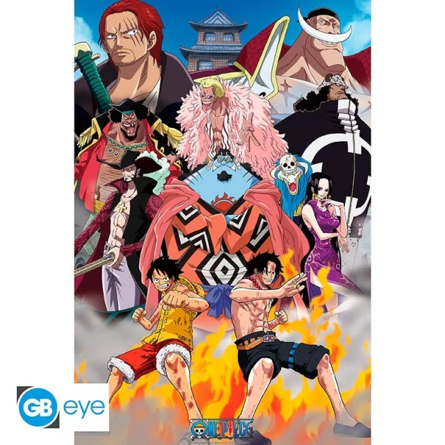 Poster One Piece - Marine Ford - Anime