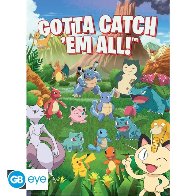 Poster Pokémon - Enviroments (Set aus 2 Stck)