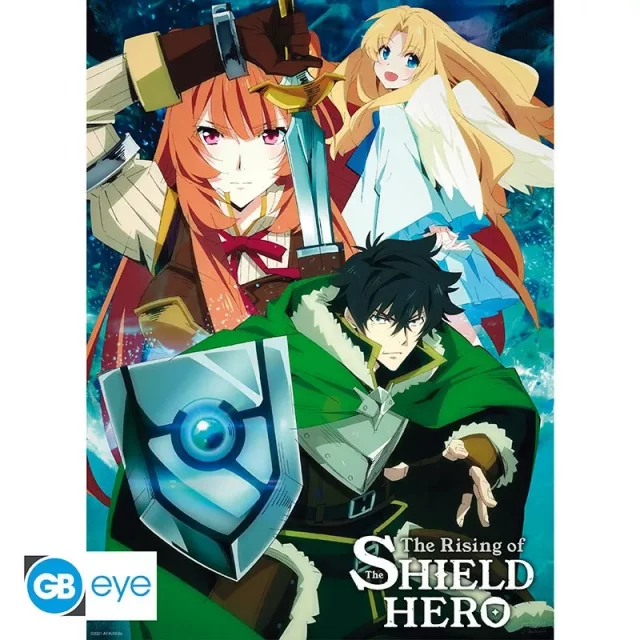 Poster The Rising of a Shield Hero - Hero with the Shield Chibi (2 Poster) - Anime