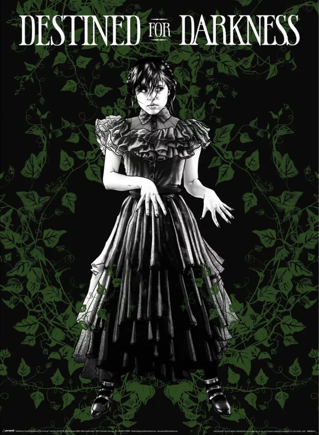 Poster Wednesday - Goth (Set von 2 Stück) - The Addams Family
