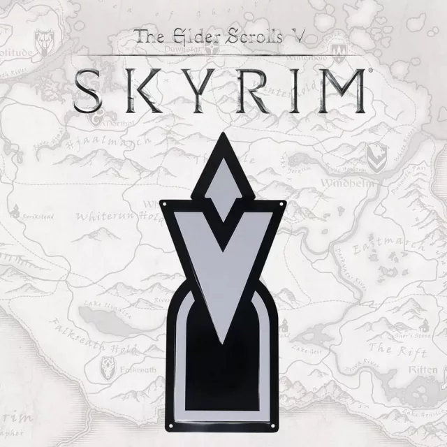 Metallschild Elder Scrolls - Skyrim Quest Marker - The Elder Scrolls