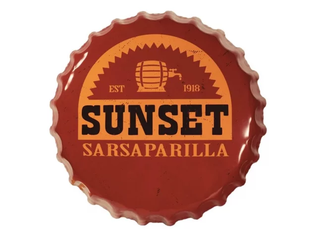 Metallschild Fallout - Sunset Sarsaparilla - Poster