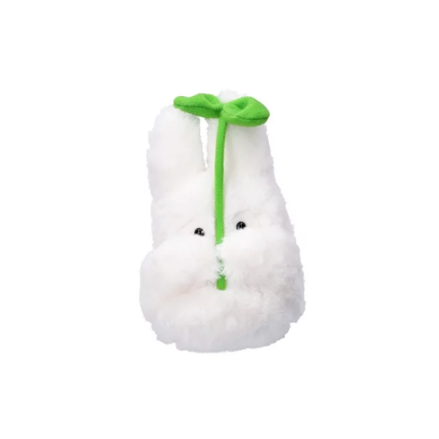 Plüschtier Ghibli - White Totoro with Leaf (My Neighbor Totoro) - Anime