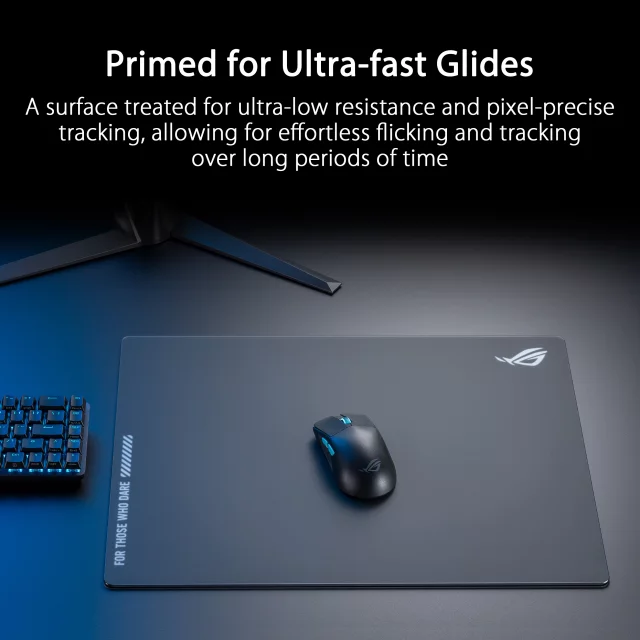 Mauspad ASUS ROG Moonstone ACE L (schwarz) - Zubehör