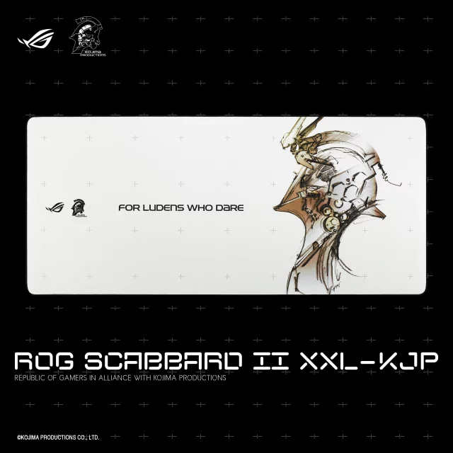 Mauspad ASUS ROG Scabbard II XXL - Kojima Productions - Zubehör