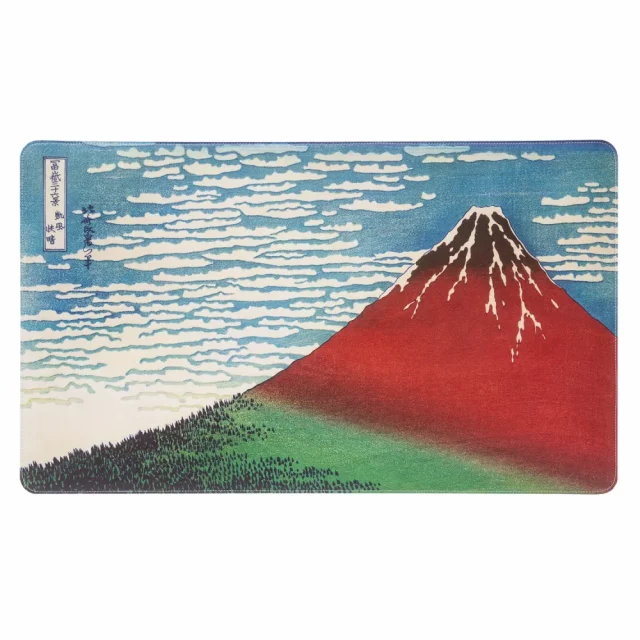 Mauspad Hokusai Katsushika - Red Fuji - Made in Japan