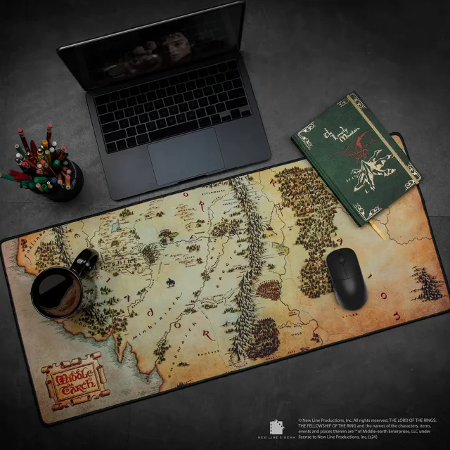 Mauspad The Lord of the Rings - Middle-earth Map - Zubehör