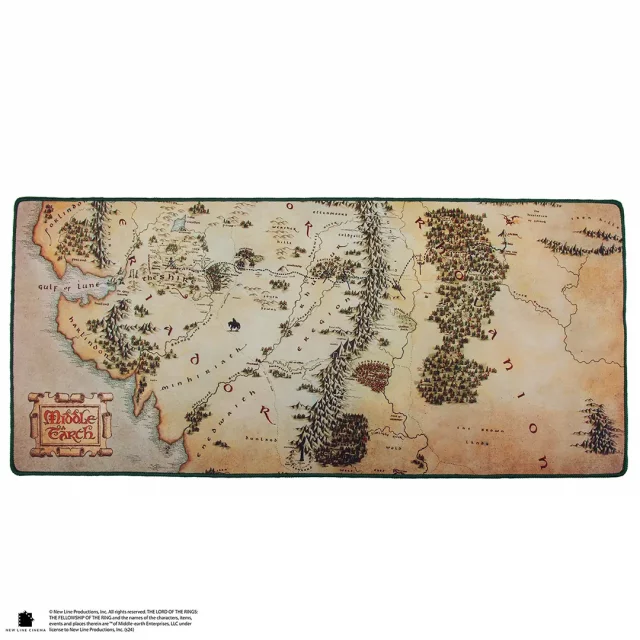 Mauspad The Lord of the Rings - Middle-earth Map - Zubehör