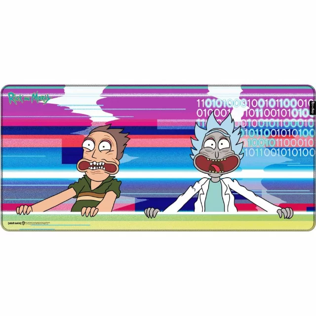Mauspad Rick and Morty - Glitched - Rick & Morty
