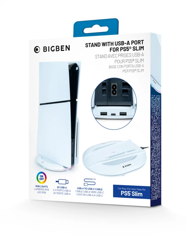 Ständer mit USB-A-Anschlüssen für PlayStation 5 Slim - Ständer