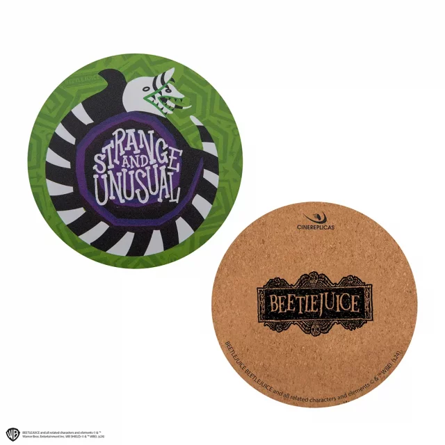 Untersetzer Beetlejuice - Beetlejuice (4 Stck) - Tim Burton