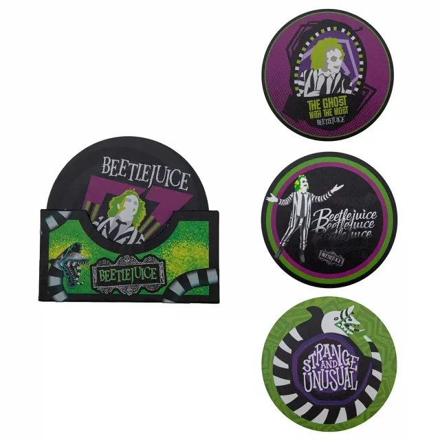 Untersetzer Beetlejuice - Beetlejuice (4 Stck) - Tim Burton