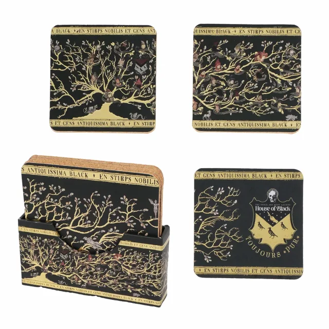 Untersetzer Harry Potter - Black Family (4 Stck)