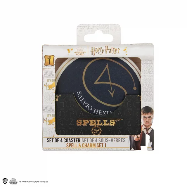 Untersetzer Harry Potter - Spells (4 Stück)