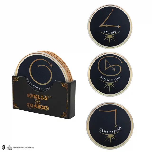 Untersetzer Harry Potter - Spells (4 Stück)