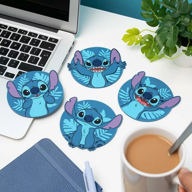 Untersetzer Lilo & Stitch - Stitch (4 Stck) (beschädigte Verpackung)