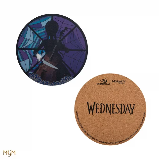 Untersetzer  Wednesday - Characters (4 Stck) - The Addams Family