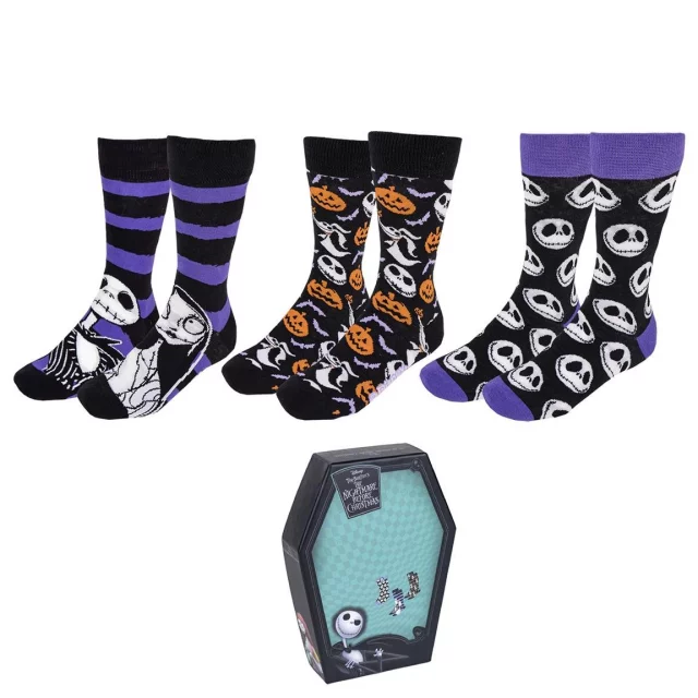 Socken Nightmare Before Christmas - Set aus 3 Paar Socken (größe 38/45) - Geschenksets