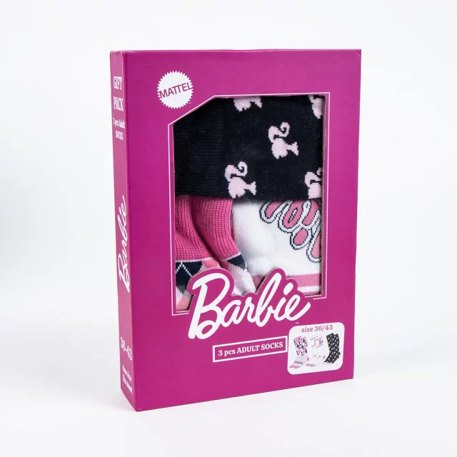 Socken Barbie - Pink (3 Paar) (größe 36/43)