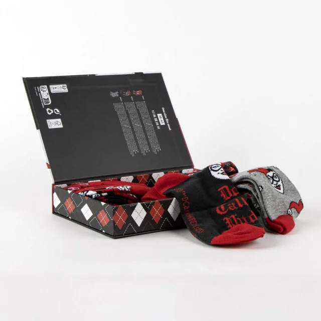 Socken DC Comics - Harley Quinn (Größe 36/43) (3 Paar)