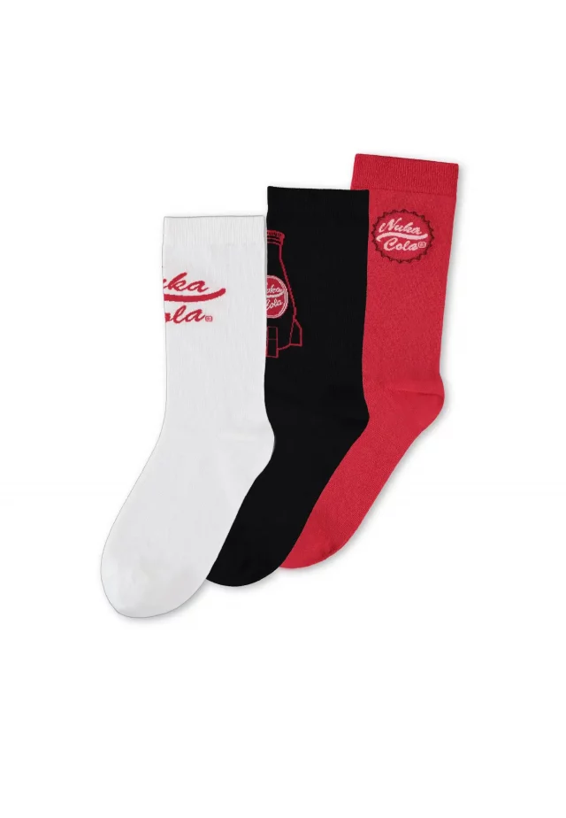 Socken Fallout - Nuka Cola (3 Paar) (größe 43/46)