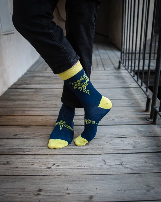 Socken Kingdom Come: Deliverance II - Hase mit Ornamenten (größe 41/46) - Xzone Originals